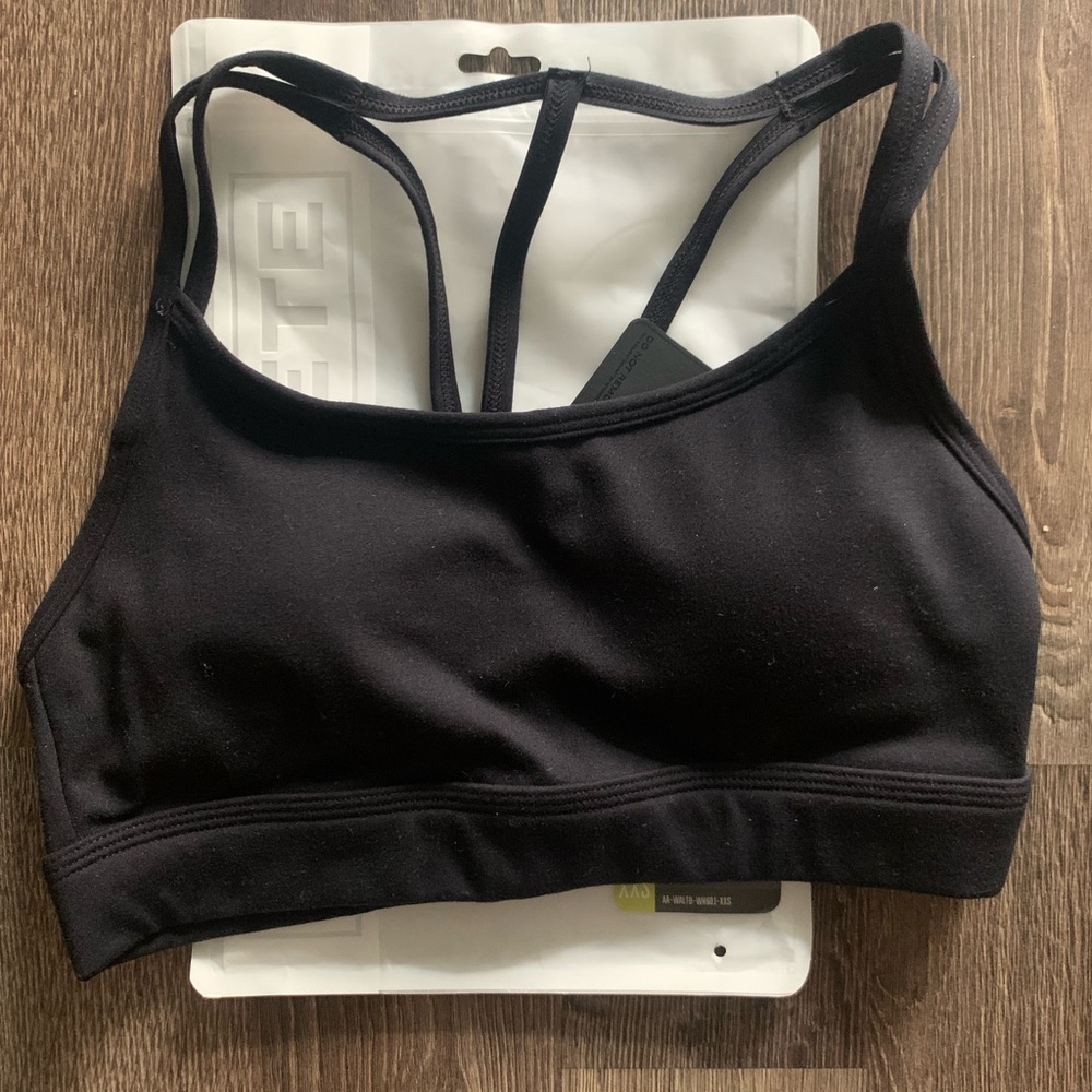 Alphalete Tri Bra- Black